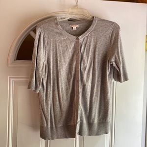 Short sleeve cardigan